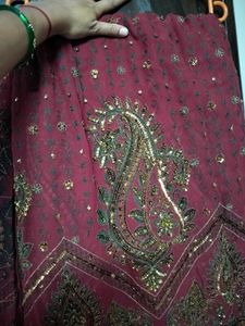 Embroidered Saree