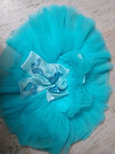 Cute Turquoise Tulle Dress