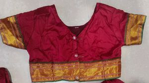 Readymade Nauvari Saree (Red)