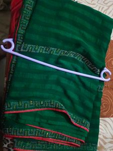 Green Embellished Saree