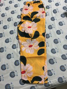 Floral Print Casual Pants