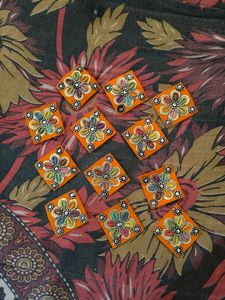 Handmade Craft Square Patches