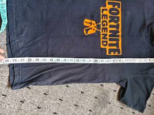 black Fortnite tshirt