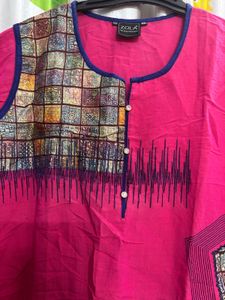 Funky Pink Mini Kurti