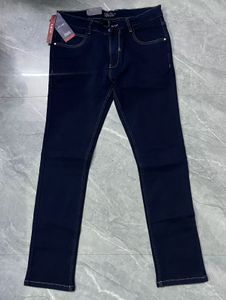 Dark Blue Denim Jeans