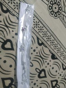 Silver Anklet with Charms
