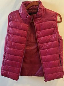 Magenta Puffer Vest