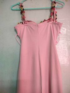 Pink Floral Mini Dress