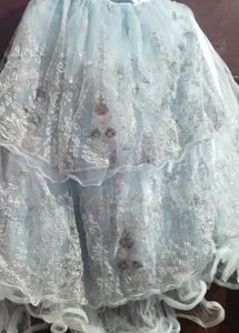 Sparkling Blue Princess Dress