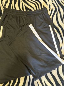 Black Striped Pants