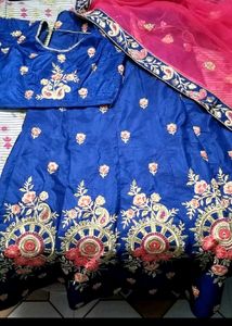 Elegant Blue Lehenga Choli💙💗