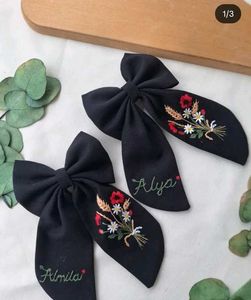 Cute Embroidered Hair Bows any 2
