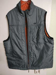 Nike Puffer Gilet Jacket Reversible Half Sleeves
