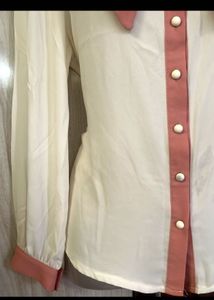 Korean Elegant Button-Down Blouse🌸❤️