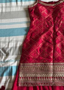 Red Kurta Set Women