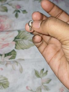 OXIDIZED SILVER NOSEPIN MANGO DESIGN- non pieced