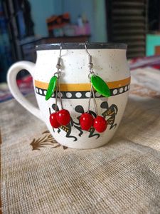 Cherry Drop Earrings