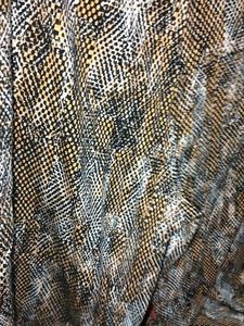 Snakeskin Print Wide Leg Pants