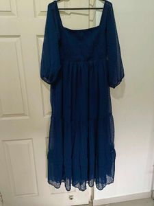 Navy Blue Long Dress