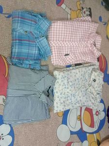4 Assorted Shirts