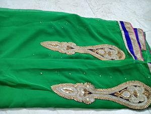 Beutiful Green Colour Saree