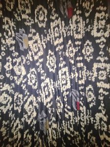 Printed Pleated Skirt