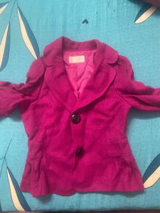 Stylish Magenta Coat