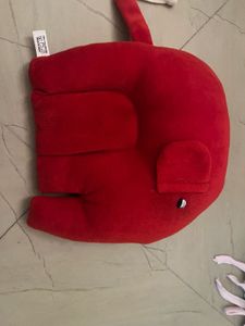Red Elephant Mustard Seeds Pillow