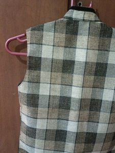 Boys&#39; Checkered Waistcoat