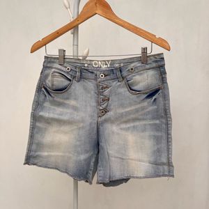 ONLY Denim Shorts - Button Fly