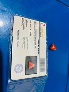 Natural Moonga Coral Gemstone New With Tag