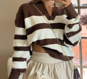Striped Knit Sweater