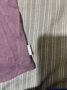Mauve Colour Levis Crop Top