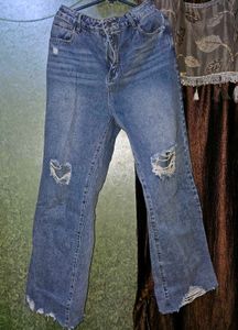 Very Trendy Cut Out Jeans.