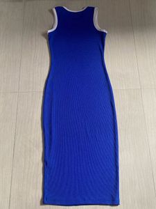Blue Sleeveless Dress