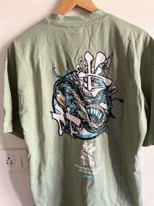FSBN Mint-Green Printed UNISEX T-shirt &amp; WHITE TOP