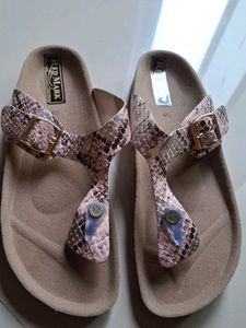 Stylish Red Mark Thong Sandals