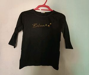 Black Top From Bewakoof