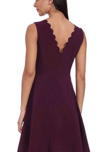Chic Purple Mini Dress