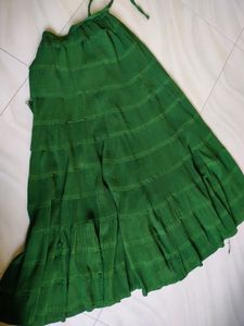 Olive Green Skirt