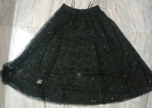 Sparkly Black Skirt