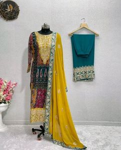 Heavy Foux Georgette Pakistani Suite
