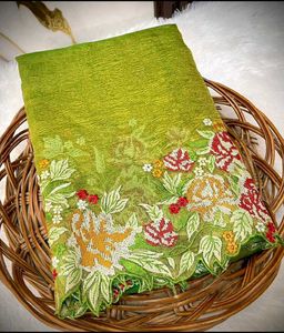 🔥 new  without tags banarasi tissue imbored sare�