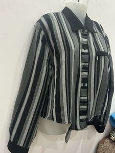Striped Button-Down Shirt
