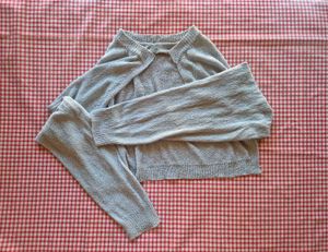 Knitted Gray Bolero