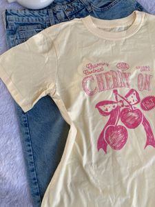 Savana Cherry Printed Tee