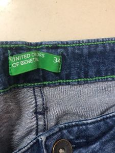 United Colors Of Benetton Blue Jeans