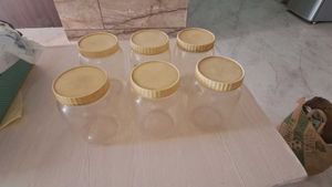 Set of 6 Storage Pet Jars