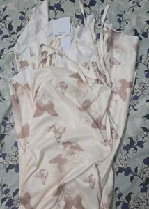 Butterfly Print Maxi Dress