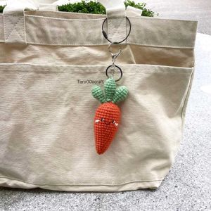 Crochet Carrot Keychain ✨